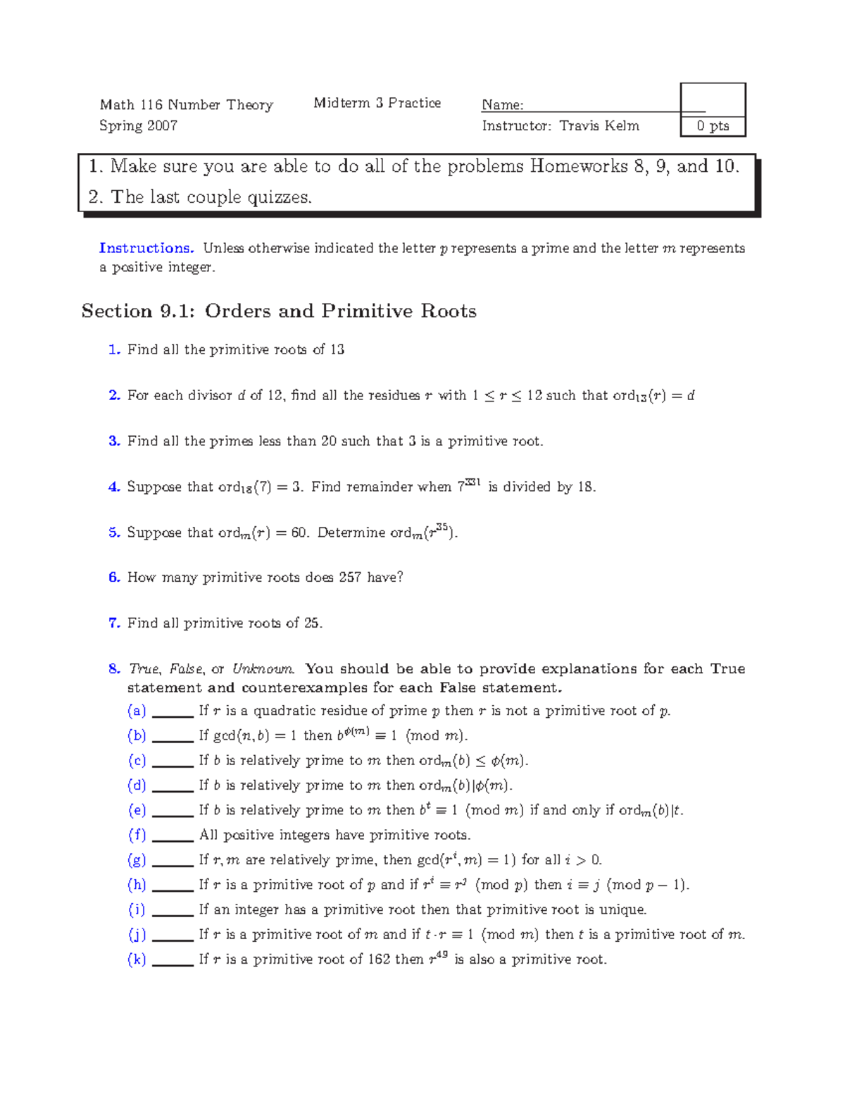 Chapter 5-7 Worksheet Assignment 2021 - Math 116 Number Theory Spring ...