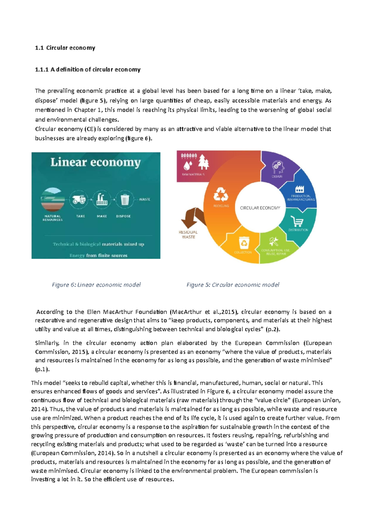 Circular economy - 1 A definition of circular economy The prevailing ...