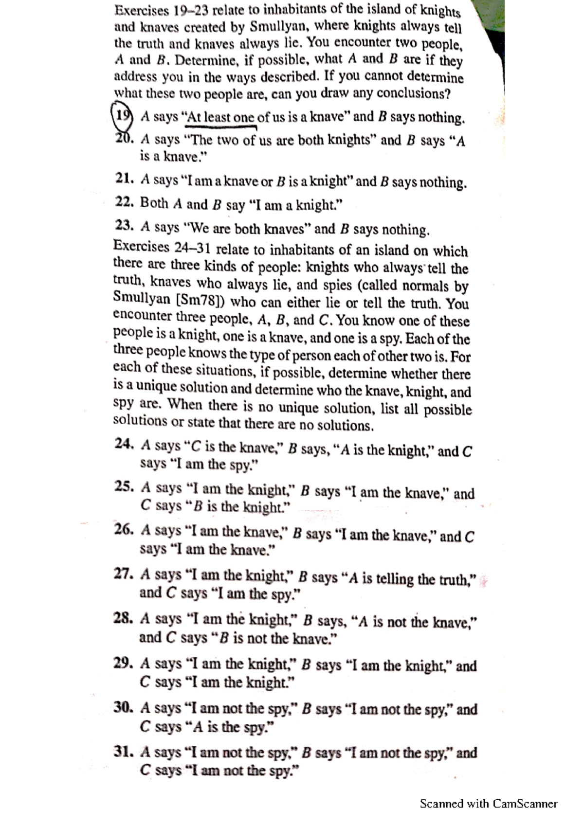 Assignment 1 Discrete mathematics Enterprise Systems Scanned with