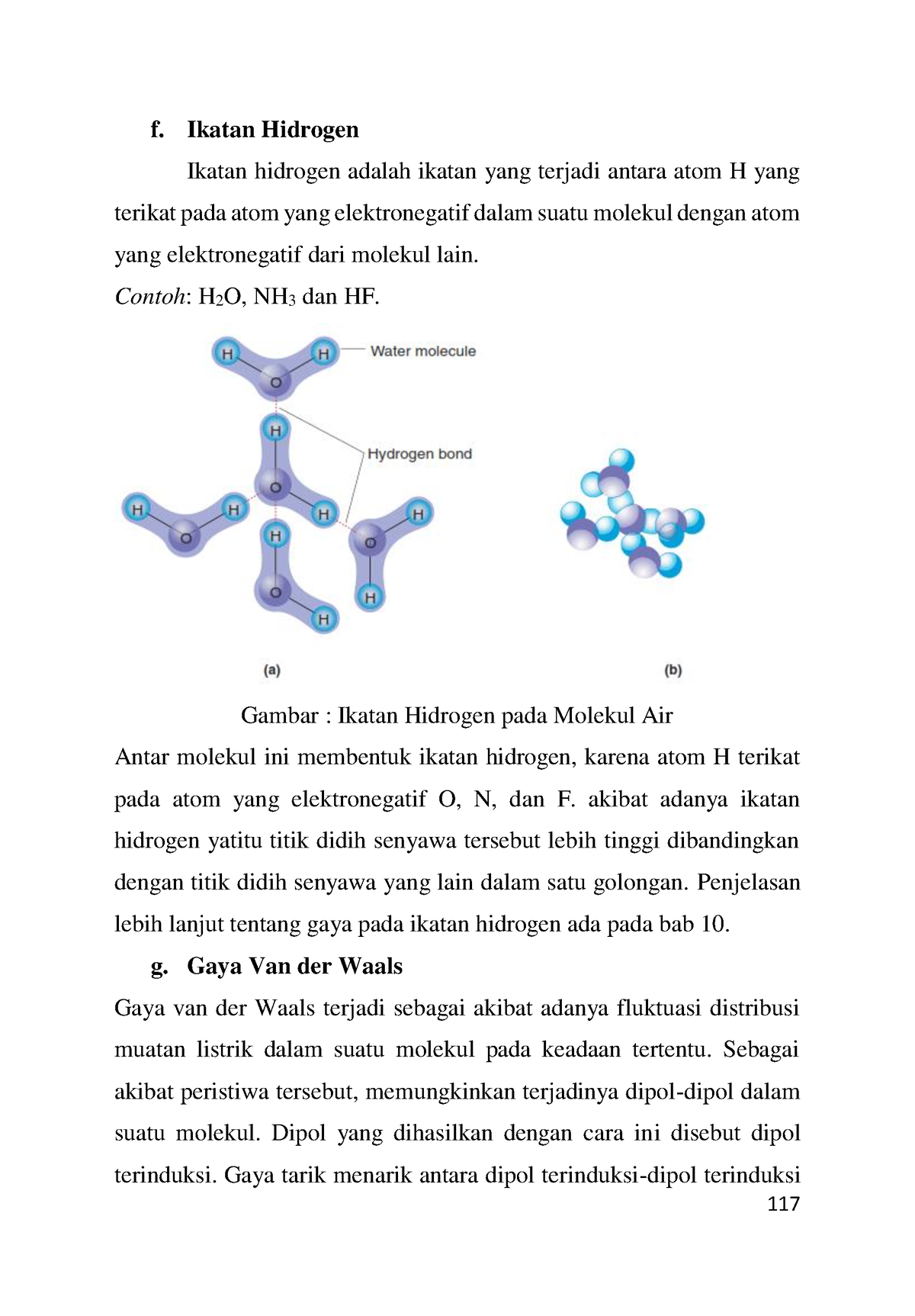 Sulastri Buku-128 - Tugas - 117 F. Ikatan Hidrogen Ikatan Hidrogen ...