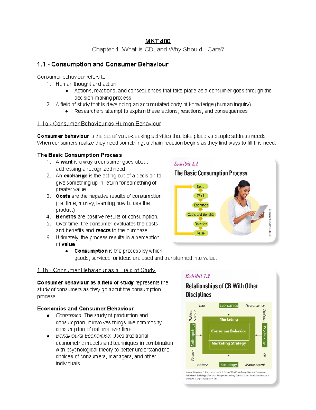 MKT 400 - Chapter 1 What Is CB, and Why Should I Care - Human thought ...