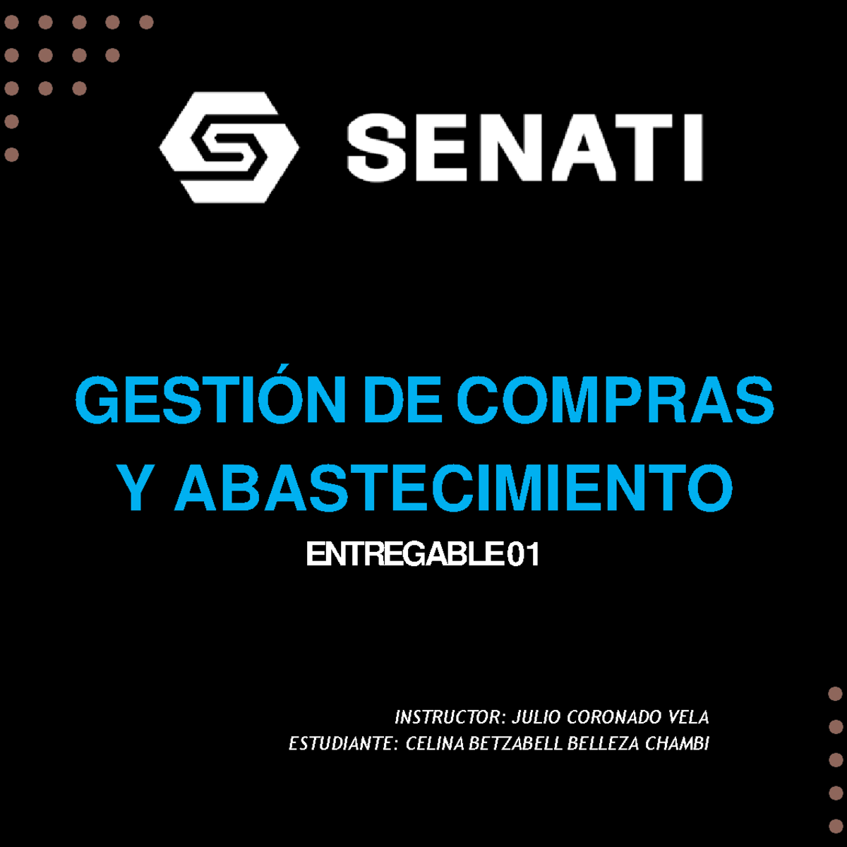 Ilide - todo hecho - GESTIÓN DE COMPRAS Y ABASTECIMIENTO ENTREGABLE 01 ...