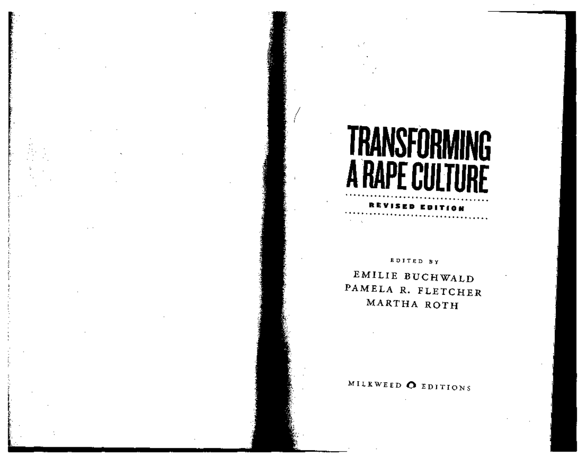 Kimmel - Men, Masculinity and Rape Culture - ! I t, , TRANSFORMING A ...