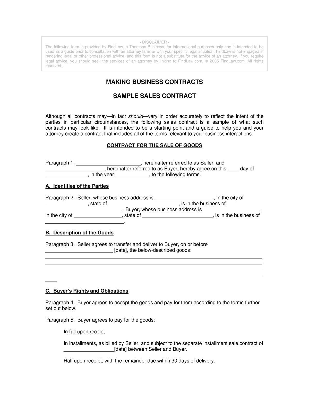 sale-agreement-template-disclaimer-the-following-form-is-provided