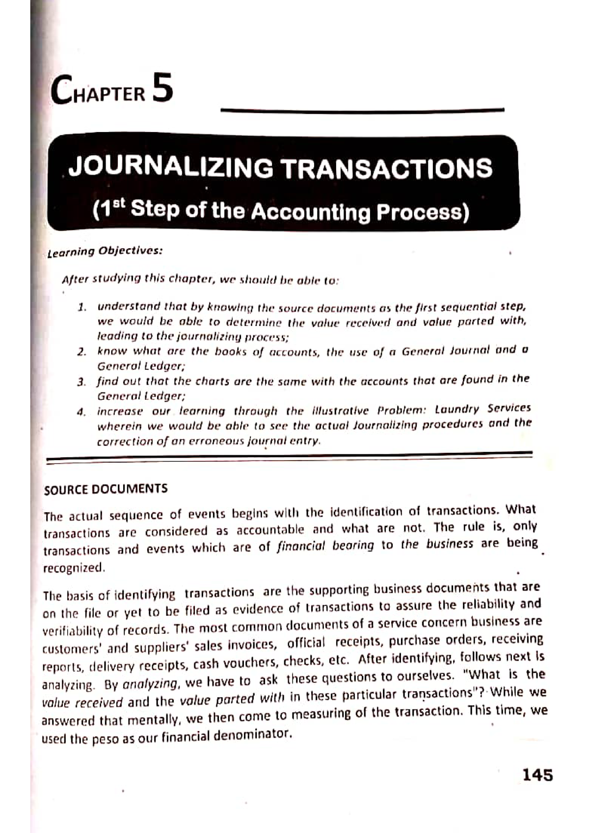 Chapter 5 ( Fundamentals OF Accounting) - BS Accountancy - Studocu