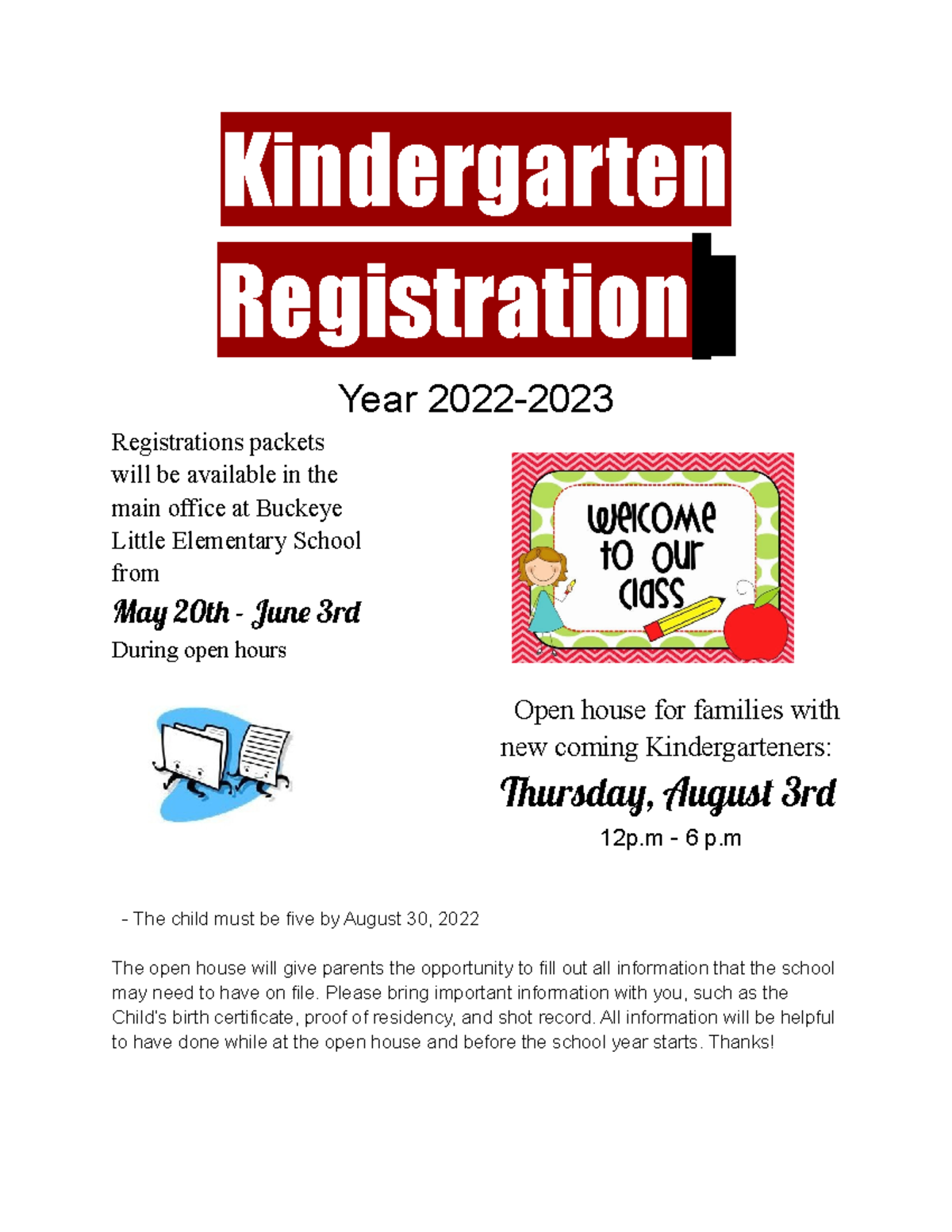 Field local schools kindergarten registration at sam hamby blog