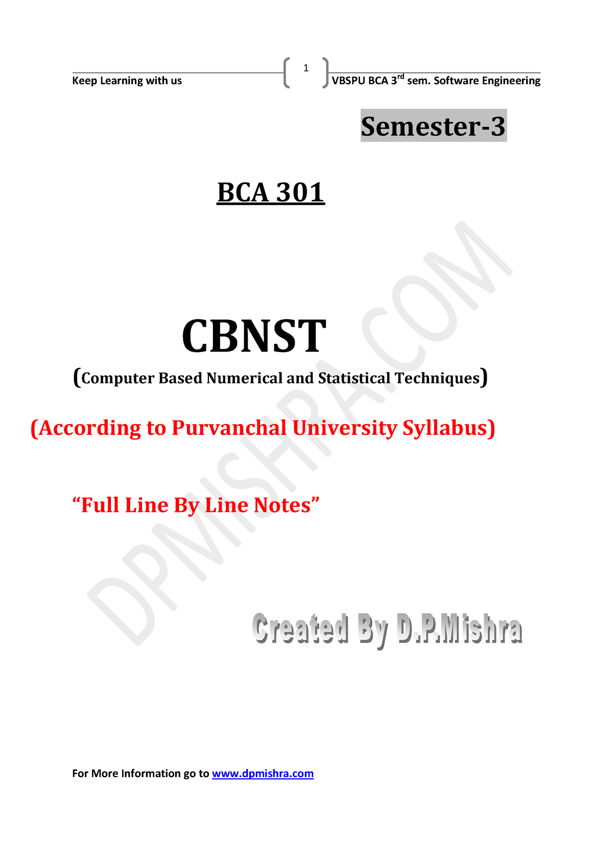 Cbnst Notes For BCA PU 3rd Sem Based On Syllabus Pdf - Keep Learning ...