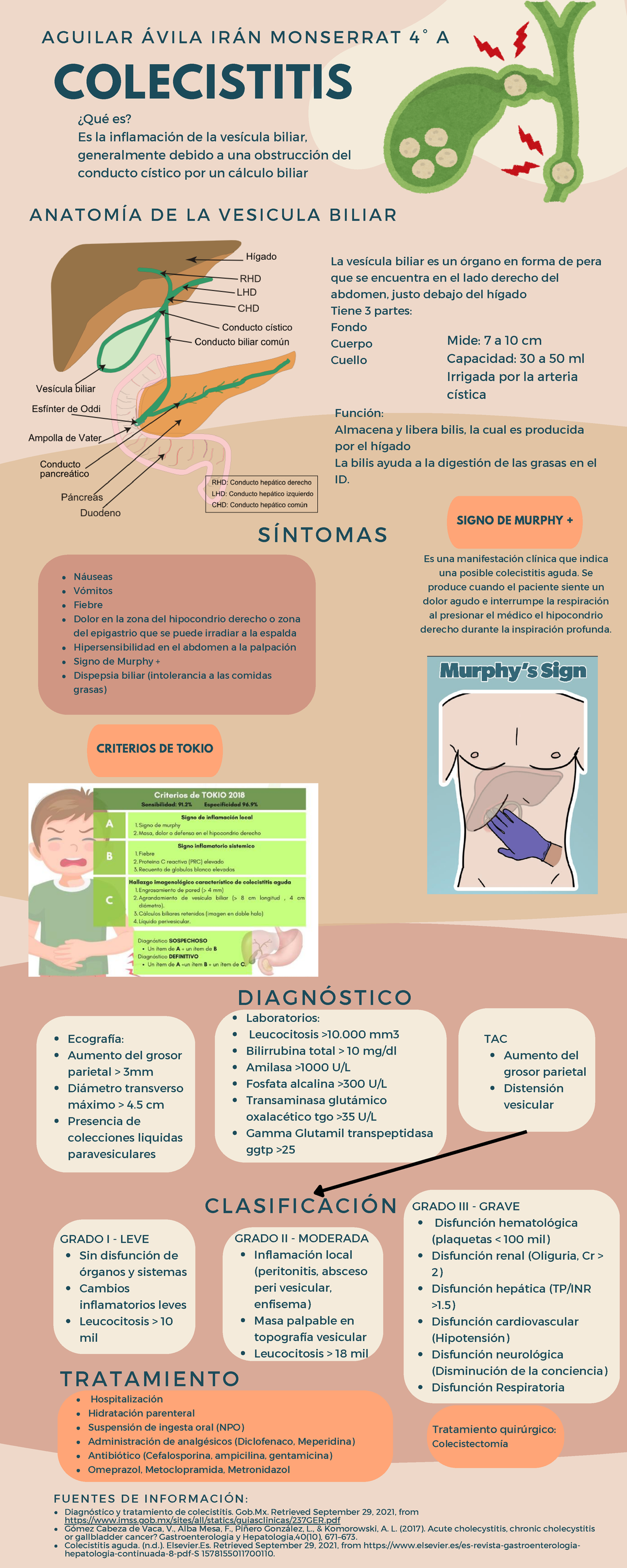 Infografía Colecistitis Aguilar Ávila Irán - CRITERIOS DE TOKIO SIGNO ...