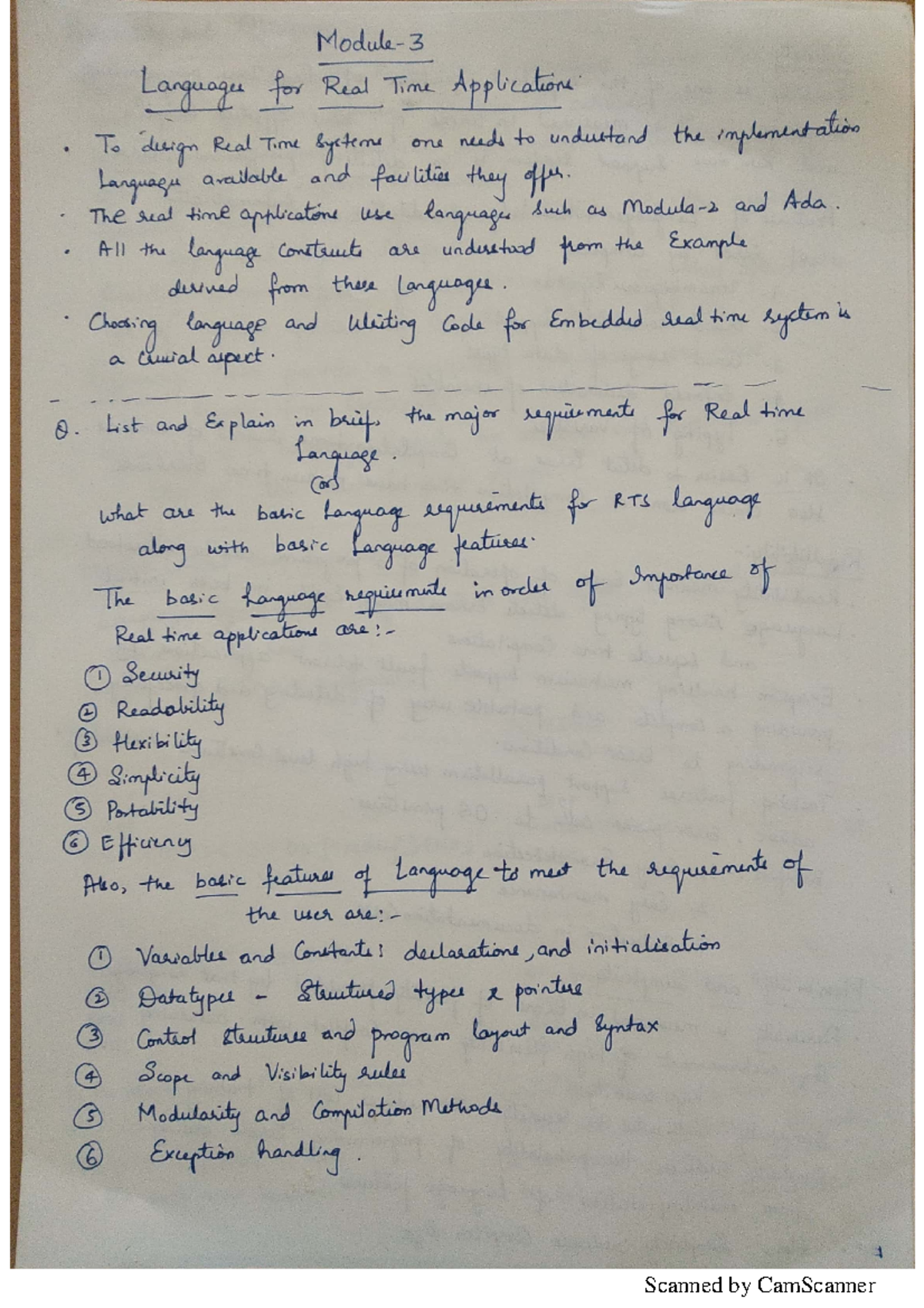 Module 3 RTS Notes - Real time system - Studocu