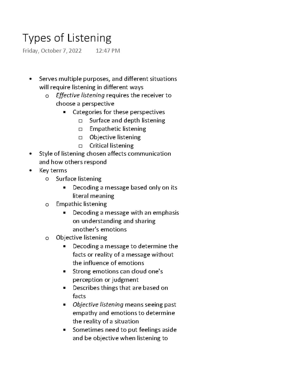types-of-listening-unit-3-intellipath-lesson-serves-multiple