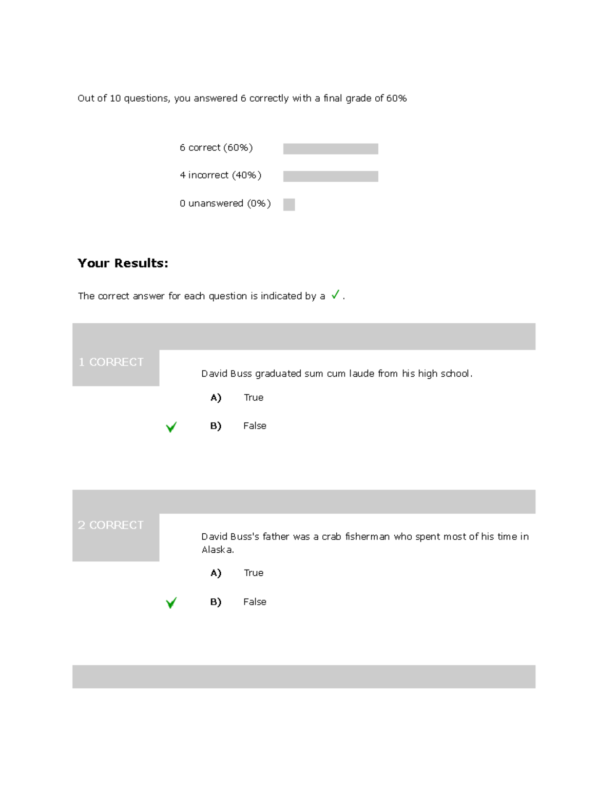 Retention-questions-Buss - Out of 10 questions, you answered 6 ...