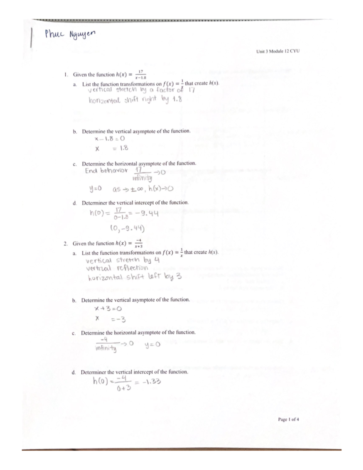 Math 105 Unit 3 Module 12 - Mat151 - Studocu