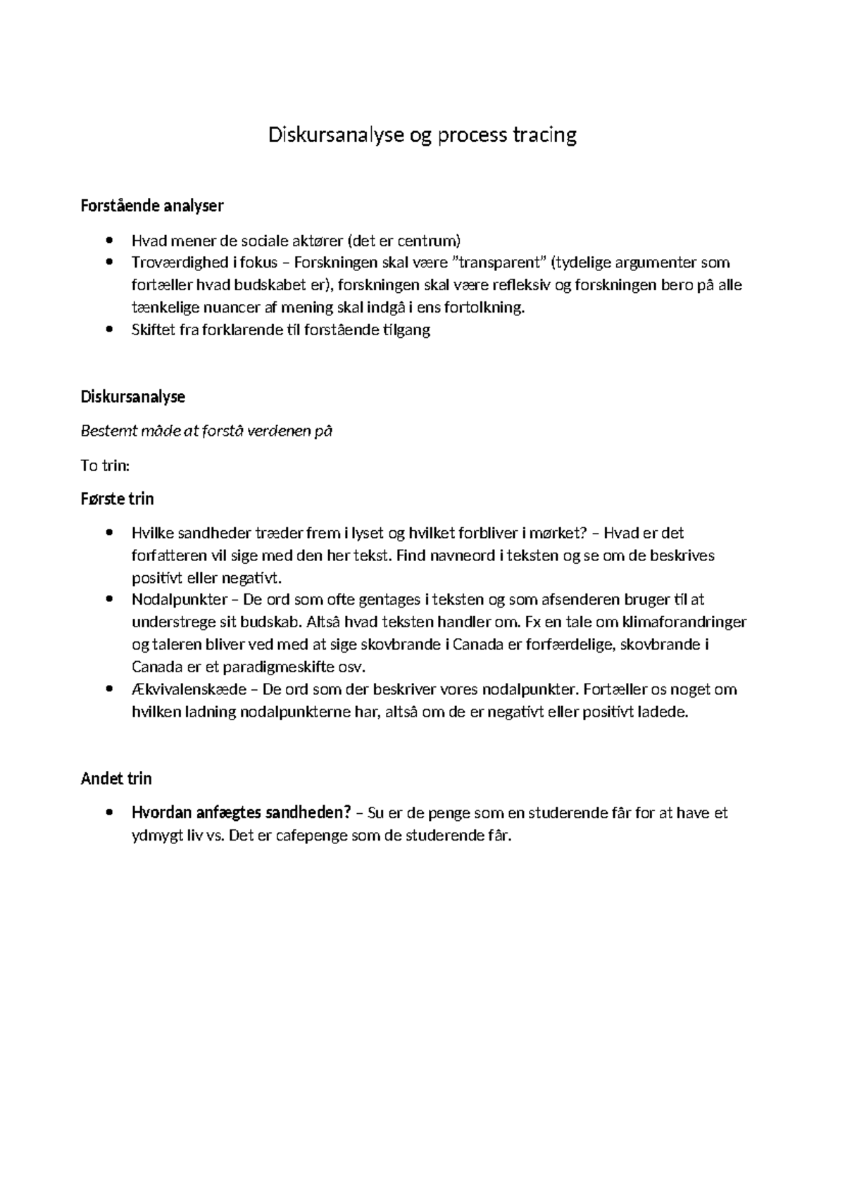 Diskursanalyse Og Process Tracing - Diskursanalyse Og Process Tracing ...