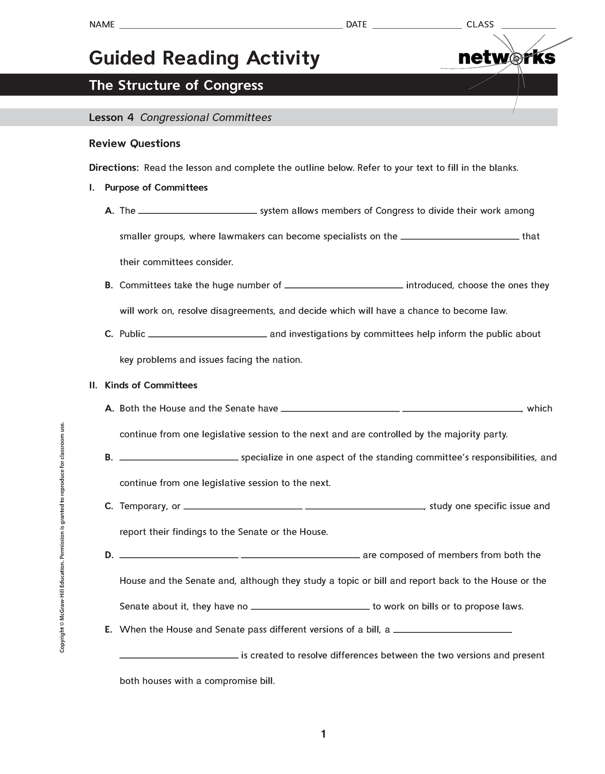 Chpt 5 Lesson 4 Guided Reading Worksheet - NAME