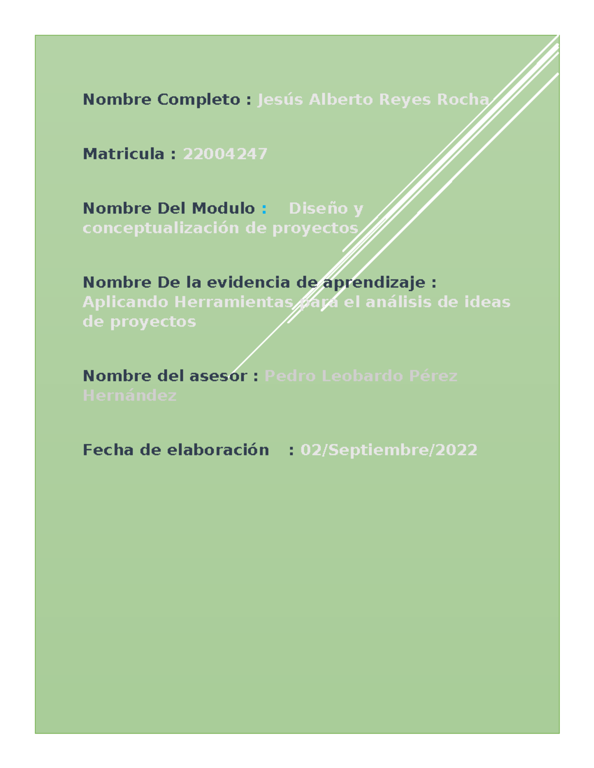 Reyes Alberto EA1 U1 - nimop,colw0'elk9kc,uj - Nombre Completo : Jesús ...