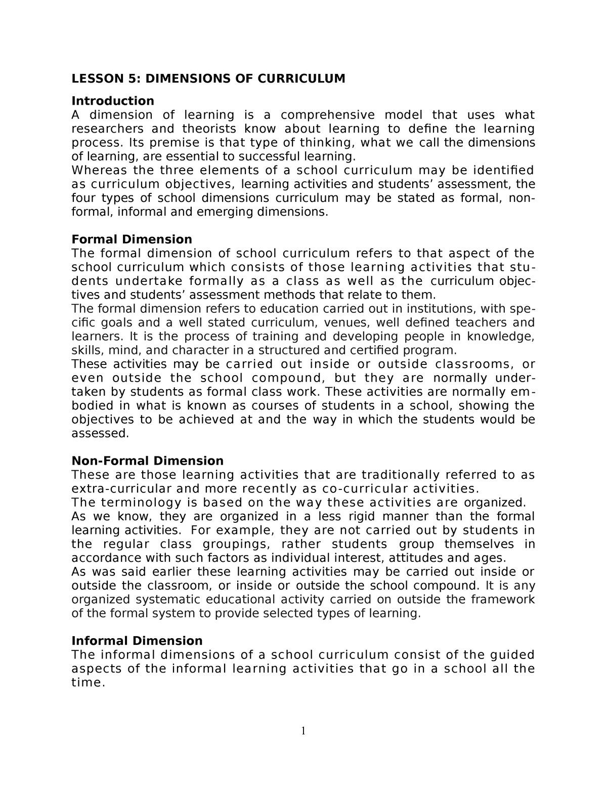 lesson-5-dimensions-of-curriculum-lesson-5-dimensions-of-curriculum