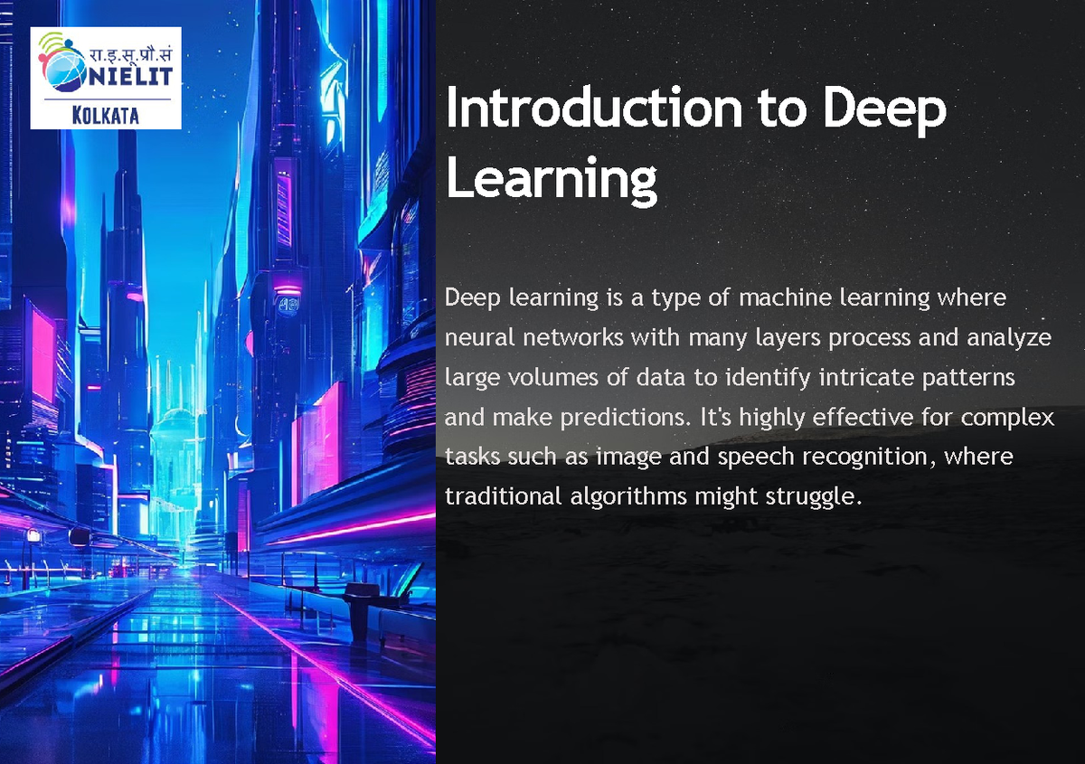 Introduction-to-Deep-Learning (2).pptx - Deep learning is a type of ...