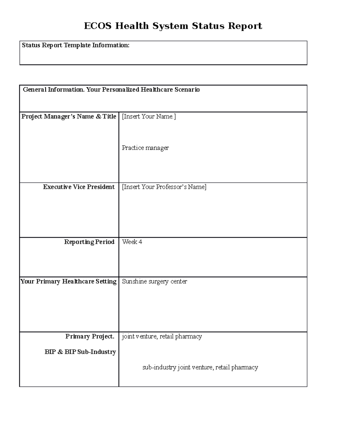 Status Report Template Updated July 2023 - Status Report Template ...