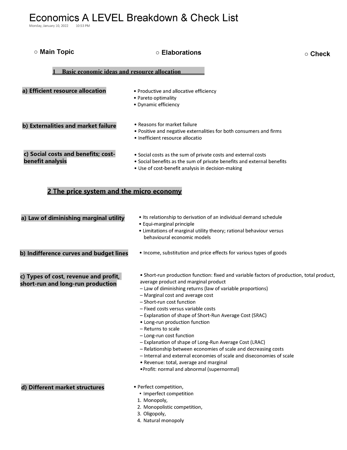 phd economics syllabus