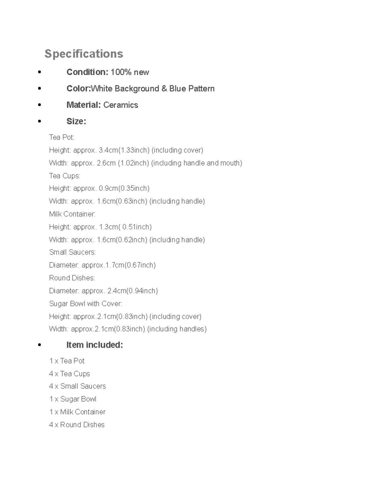 B1 Note for English. - Specifications Condition: 100% new Color:White ...