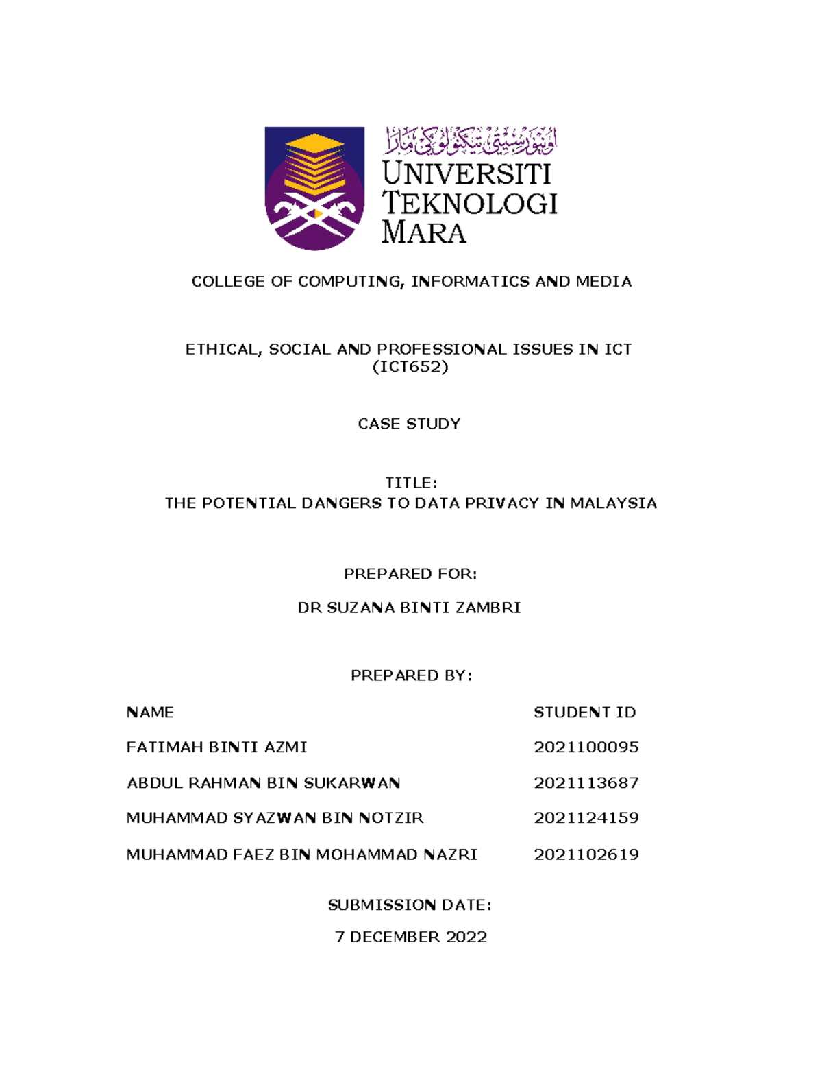 case study practical applications of an information privacy plan