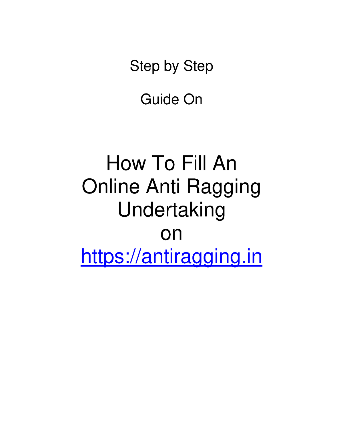 8408691-step-by-step-guide-on-how-to-fill-online-anti-ragging