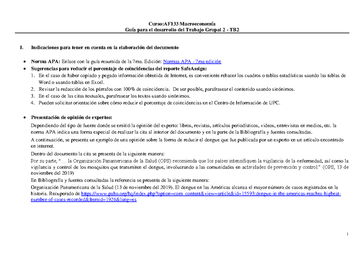 Guía para elaborar el trabajo v3 final - Curso:AF133 Macroeconomía Guía ...