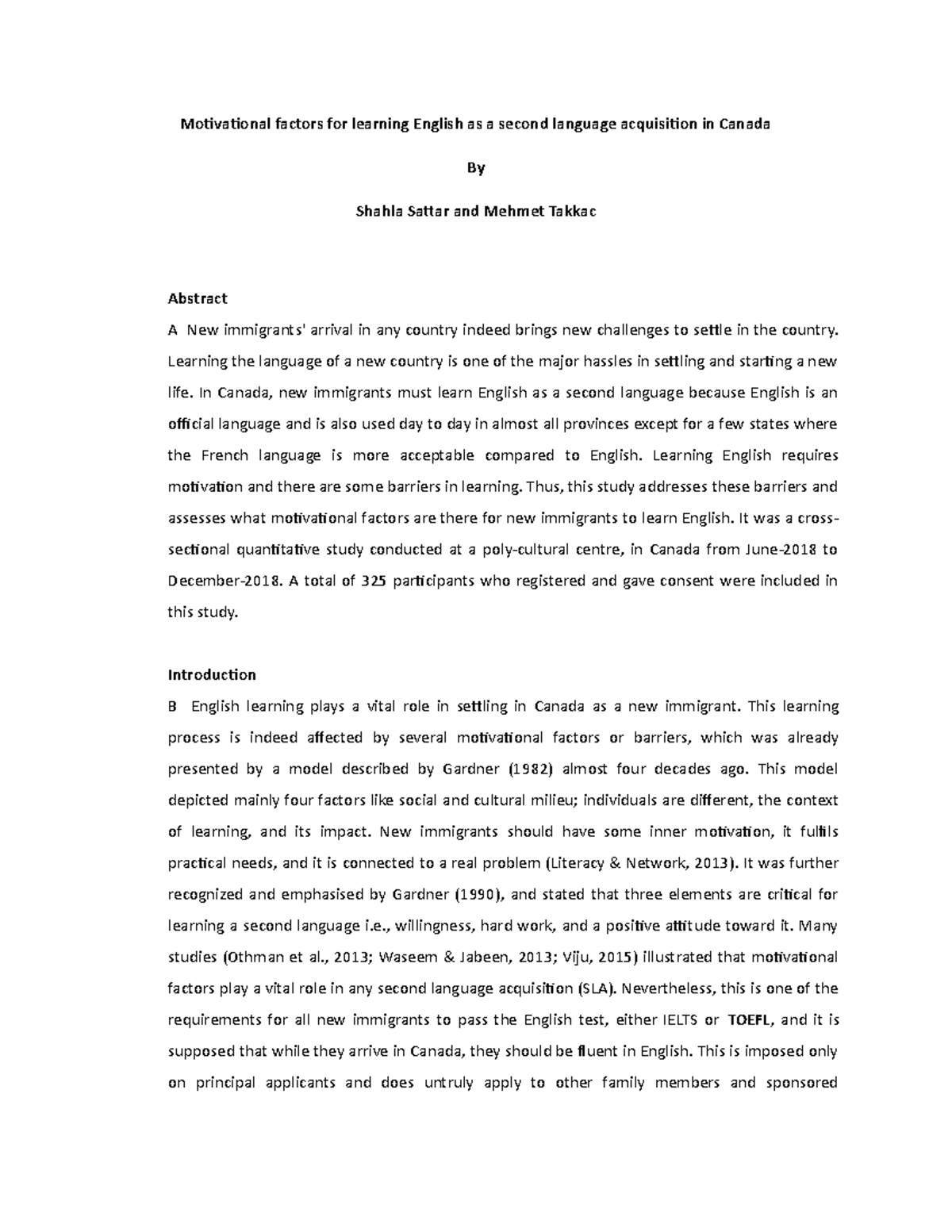 Self- Study lesson 4 - Motivational factors for learning English as a ...