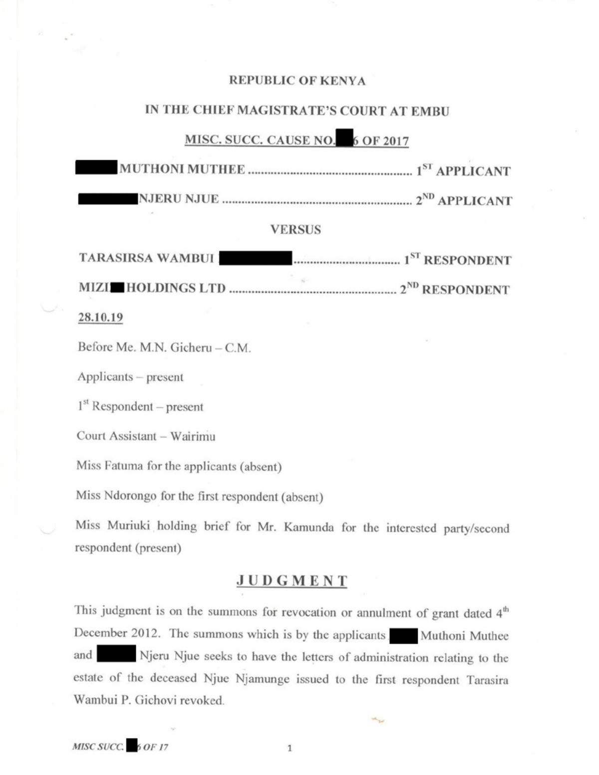 Judgement and Decree - good notes - Property law - Studocu
