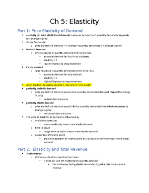 Econ 1000 Test 1 Review - Notes - Econ 1000 Test 1 Review Chapter 1: 1 ...