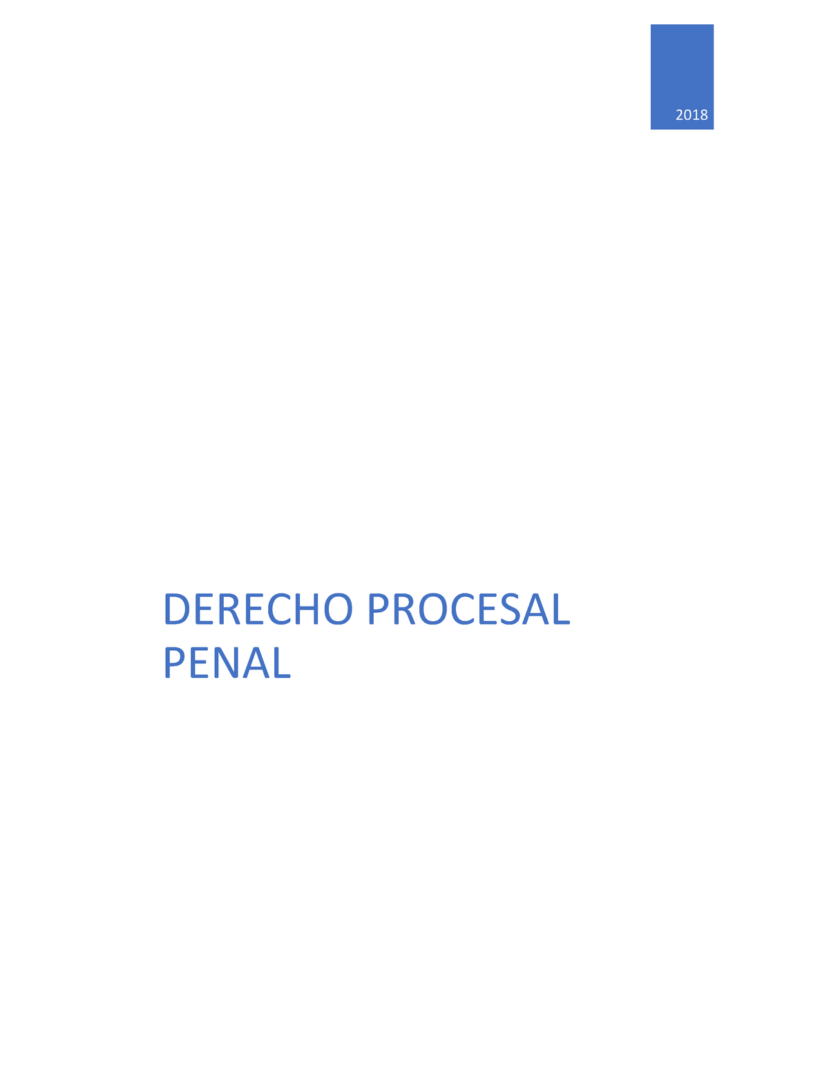 Tema Apuntes Warning Tt Undefined Function Derecho Procesal Penal Breve