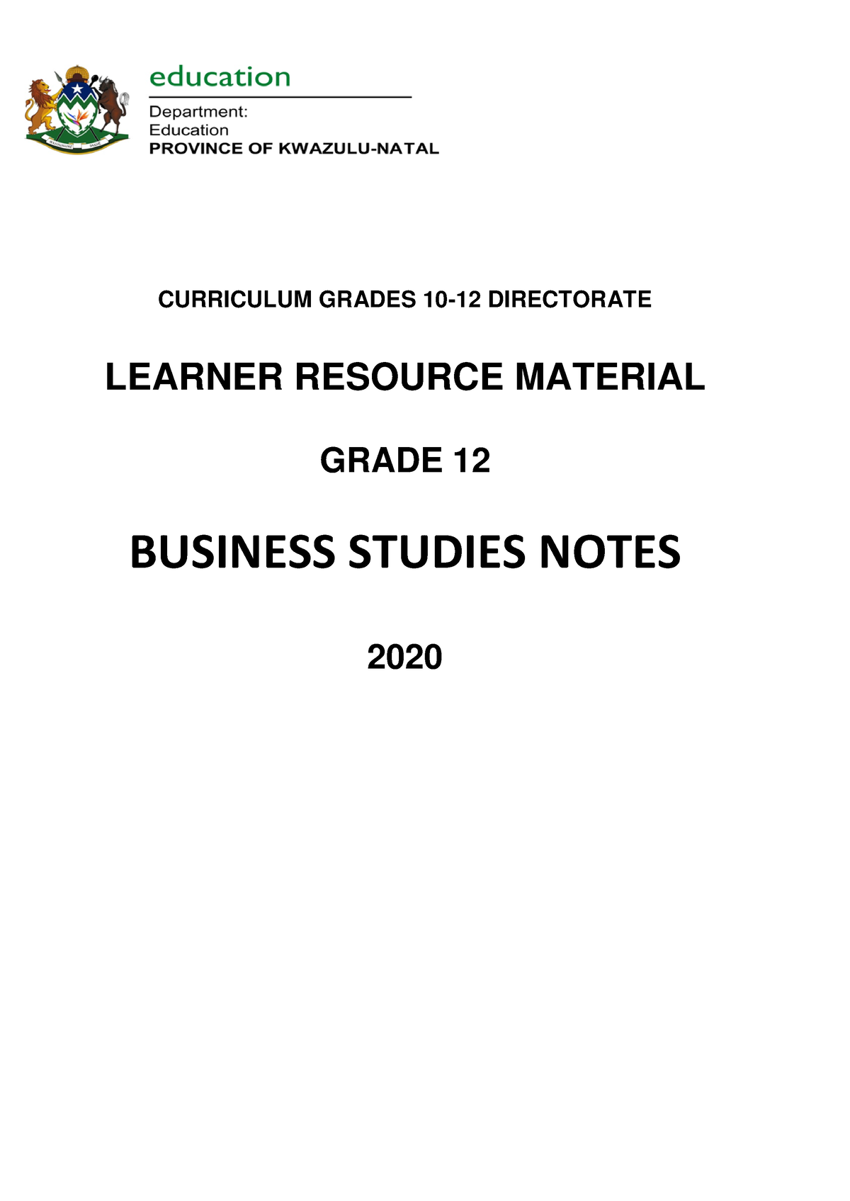 business assignment grade 12 term 3