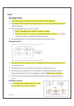 Operating-Systems - its the list of topics need to prepare for ...