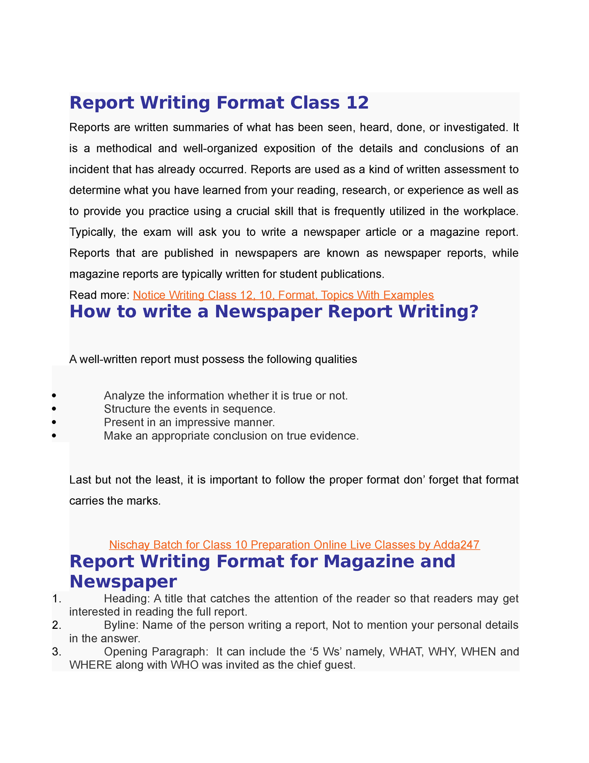 lesson-14-ooooooooo-nggaaan-report-writing-format-class-12-reports