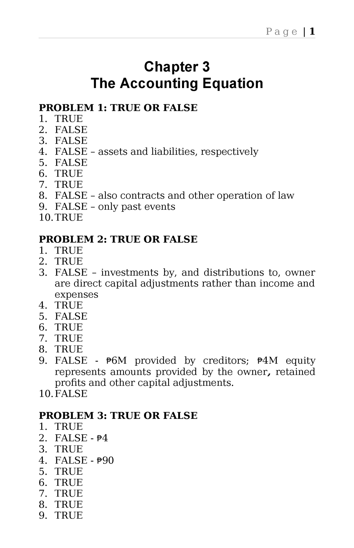 Chapter 3 THE Accounting Equation - Chapter 3 The Accounting Equation ...