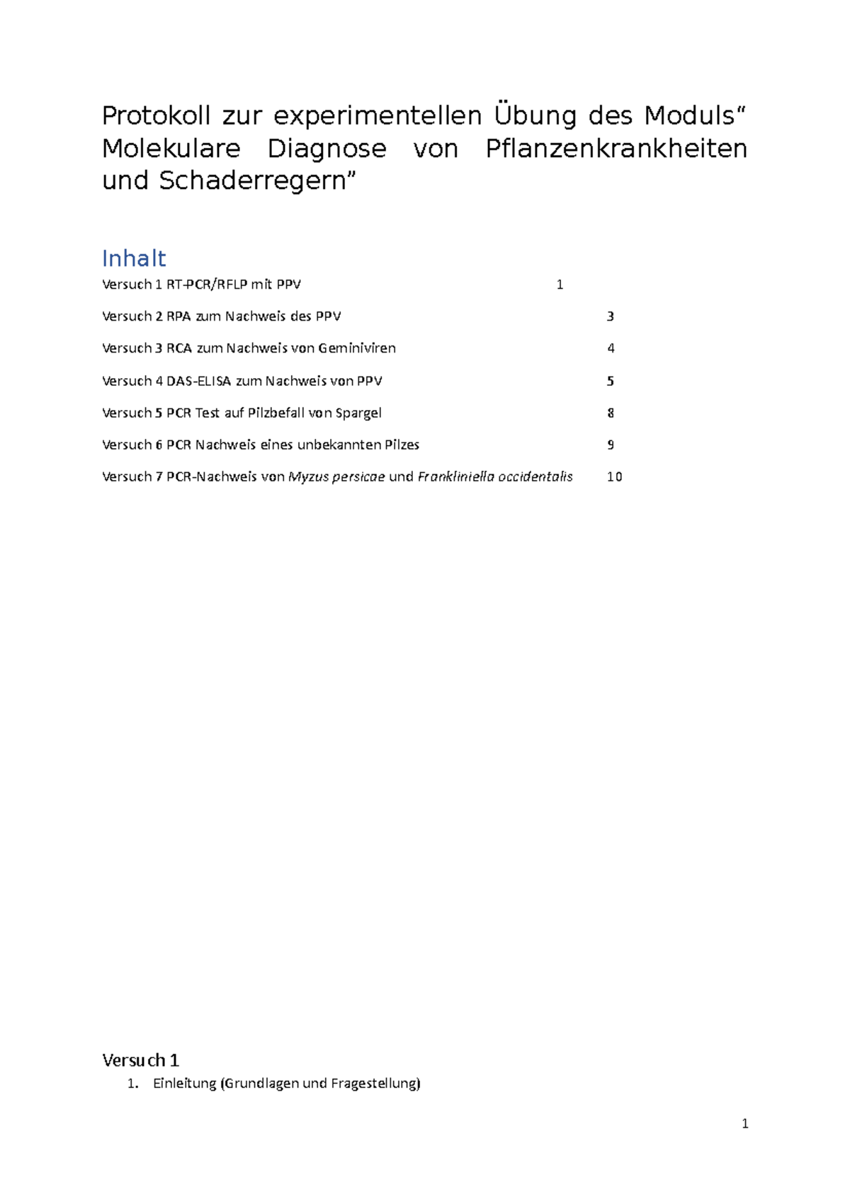 Protokoll Des Glcks Pflanze