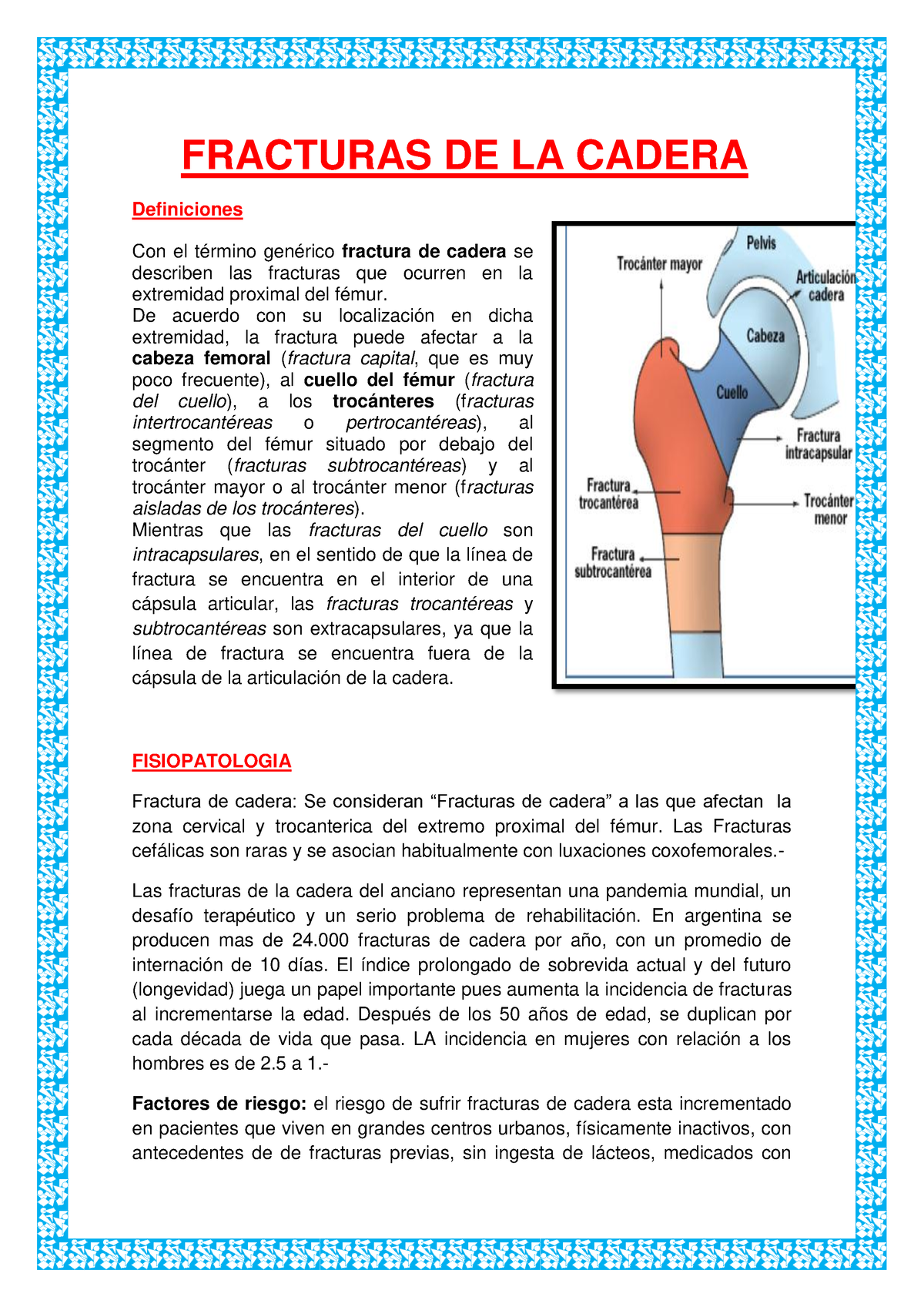 131448904 Fracturas DE LA Cadera 1 Docx - FRACTURAS DE LA CADERA ...