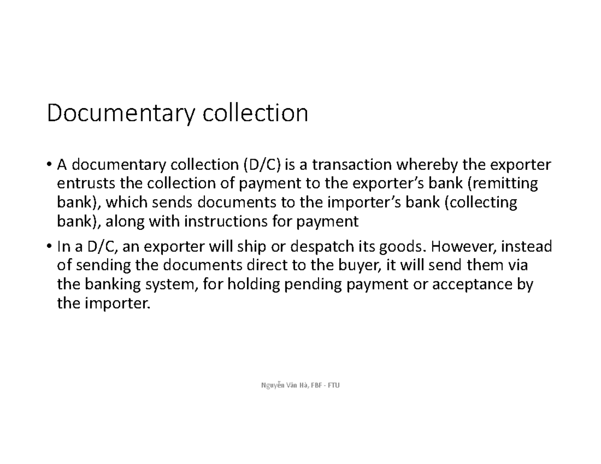 How Documentary Collections Reduce Risk In International Trade – WUMJKZ