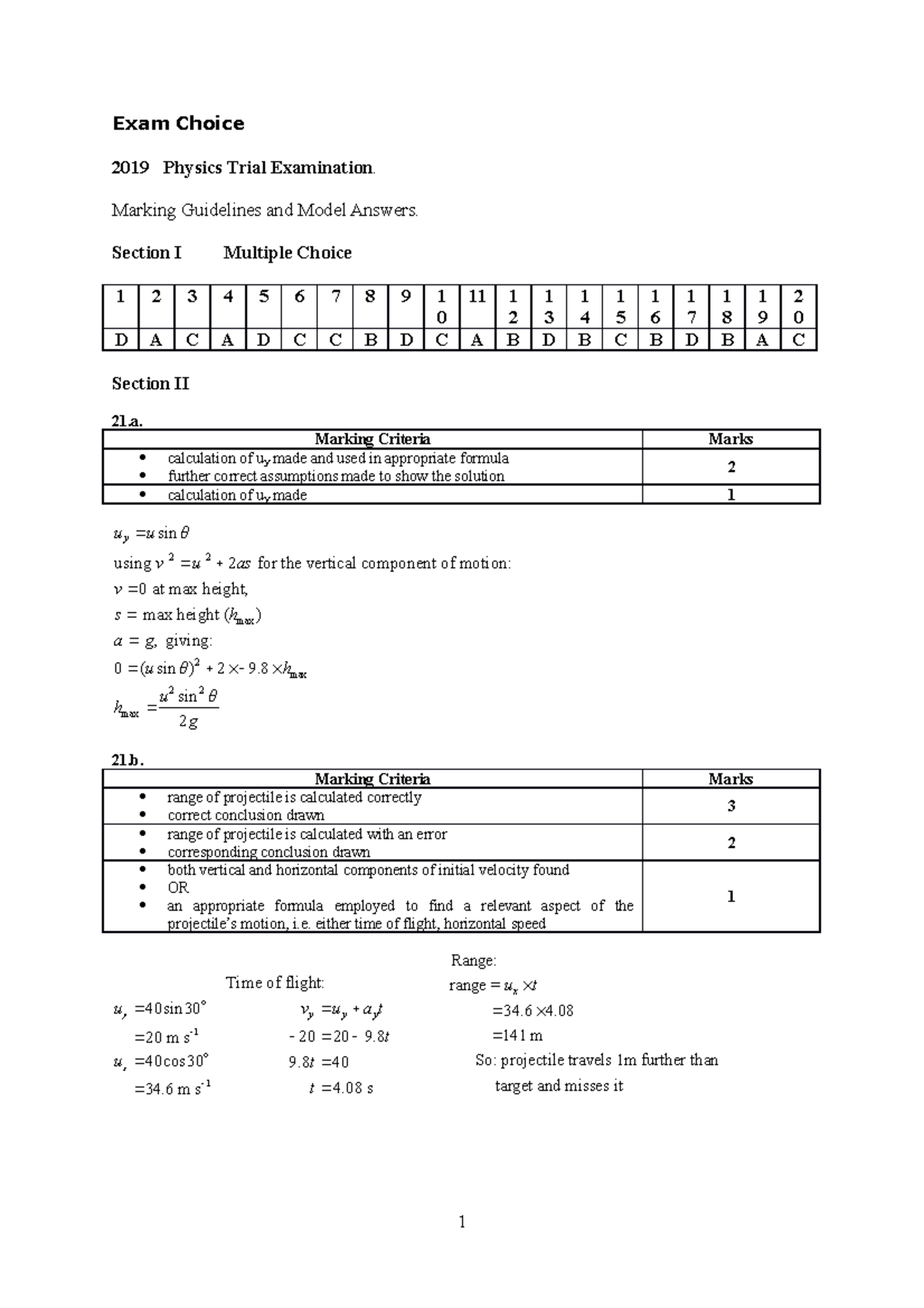 PHYSICAL SCIENCES EXAM GUIDELINES visual data 5