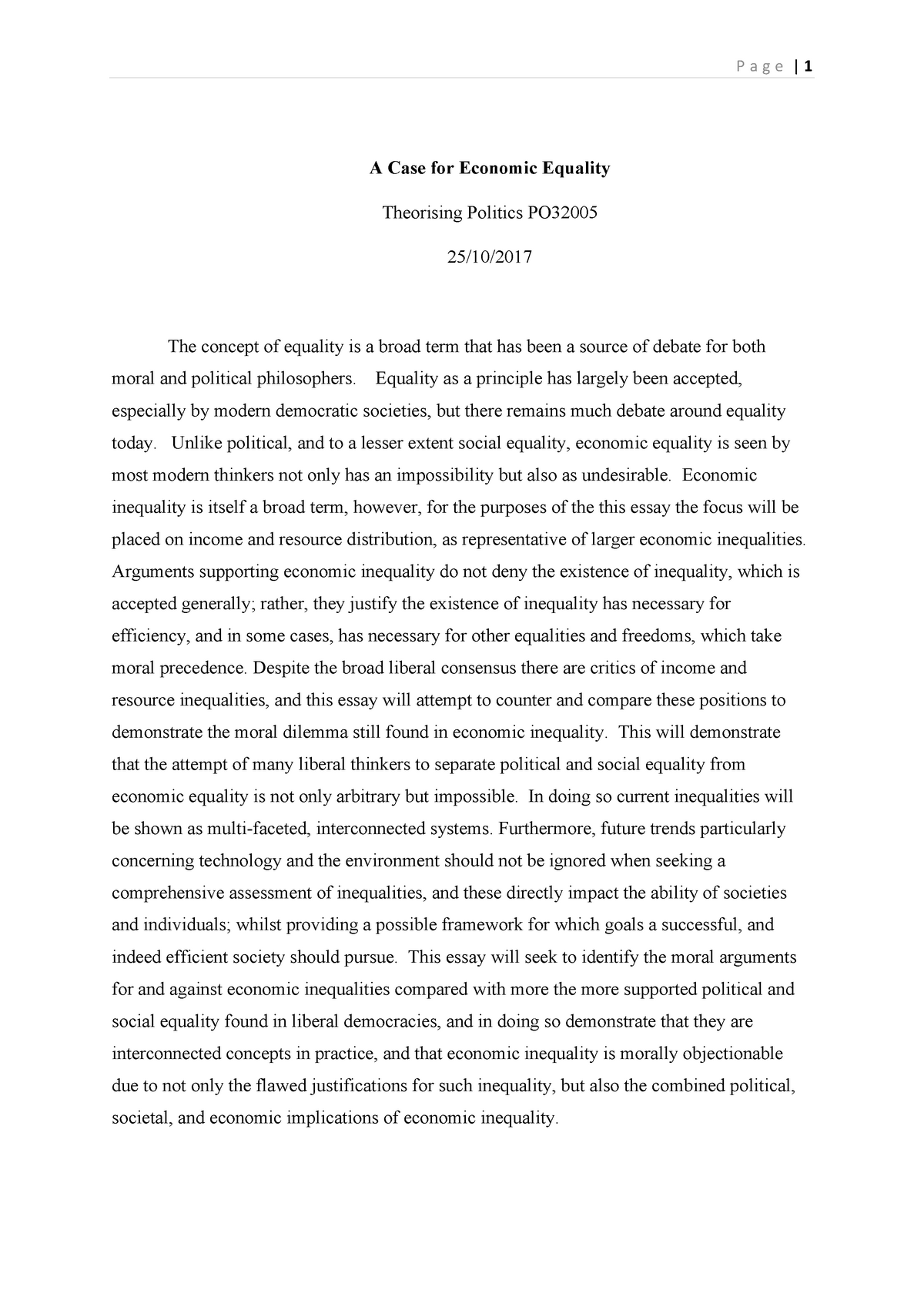 a-case-for-economic-equality-page-1-a-case-for-economic-equality-theorising-politics-po32005