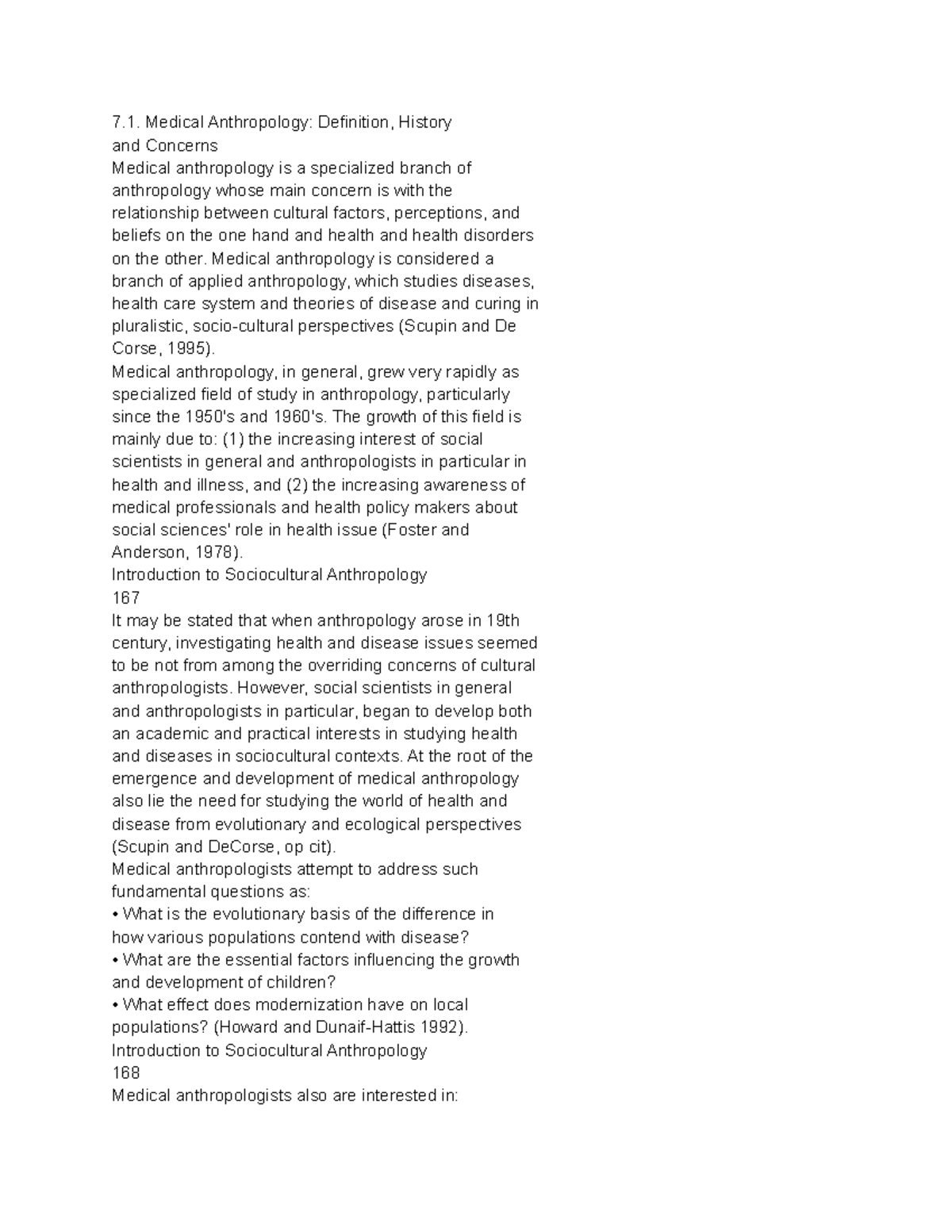 7.6.3. A Comparison and Contrast of Scientific and Traditional Medicine