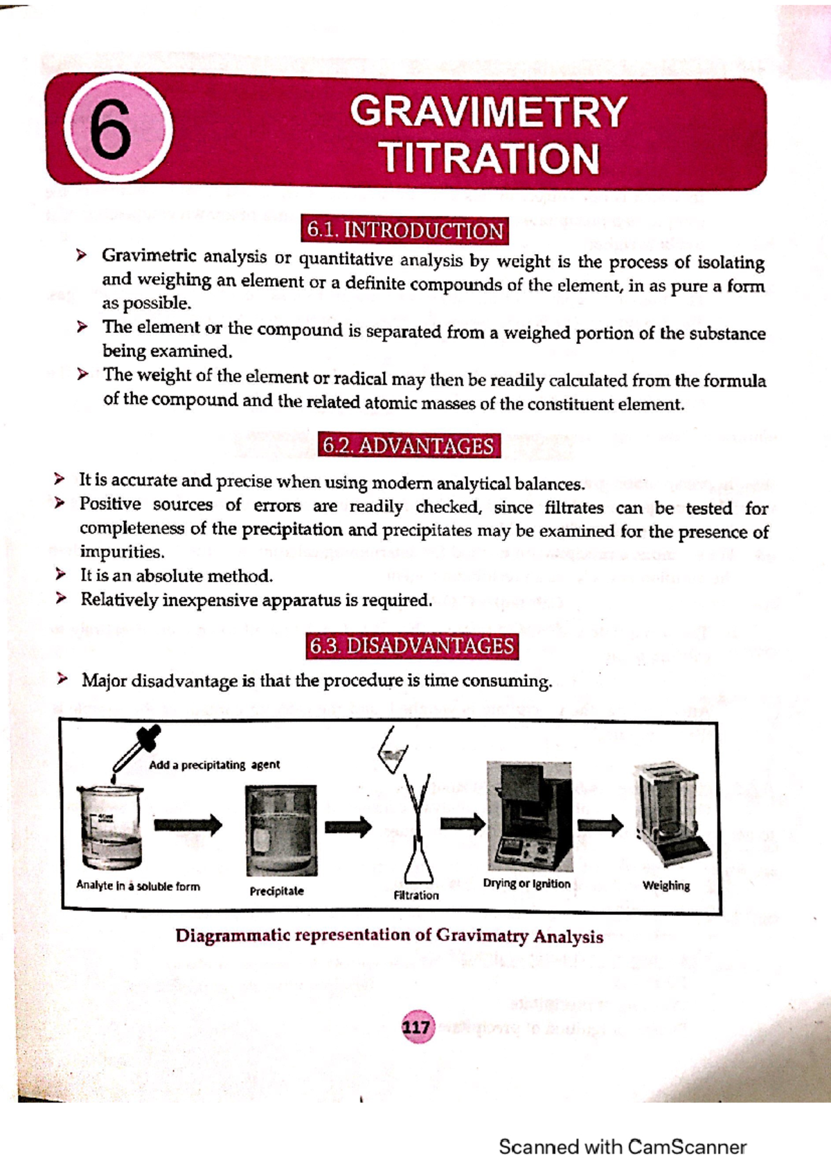 Gravimetry Analysis Contains lecture notes about Gravimetric