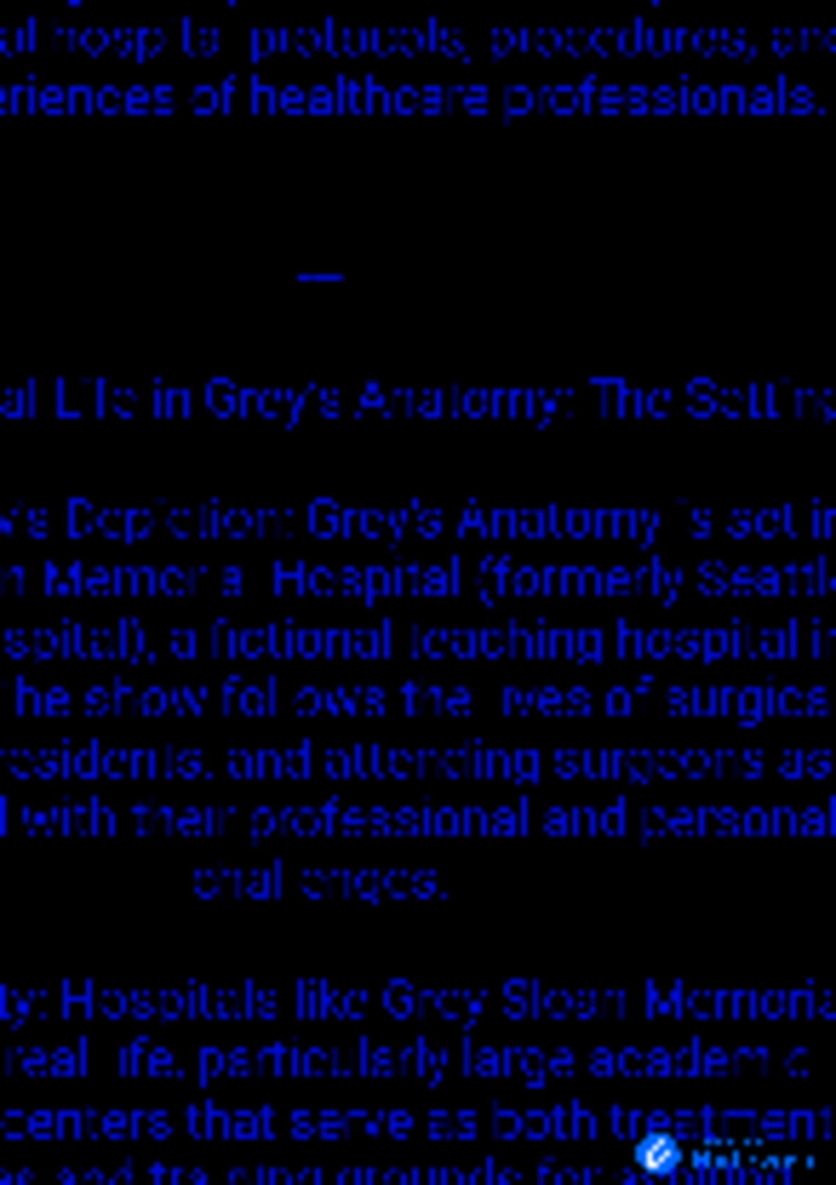 Greys anatomy irl papet - al hospital protocols, procedures, and ...