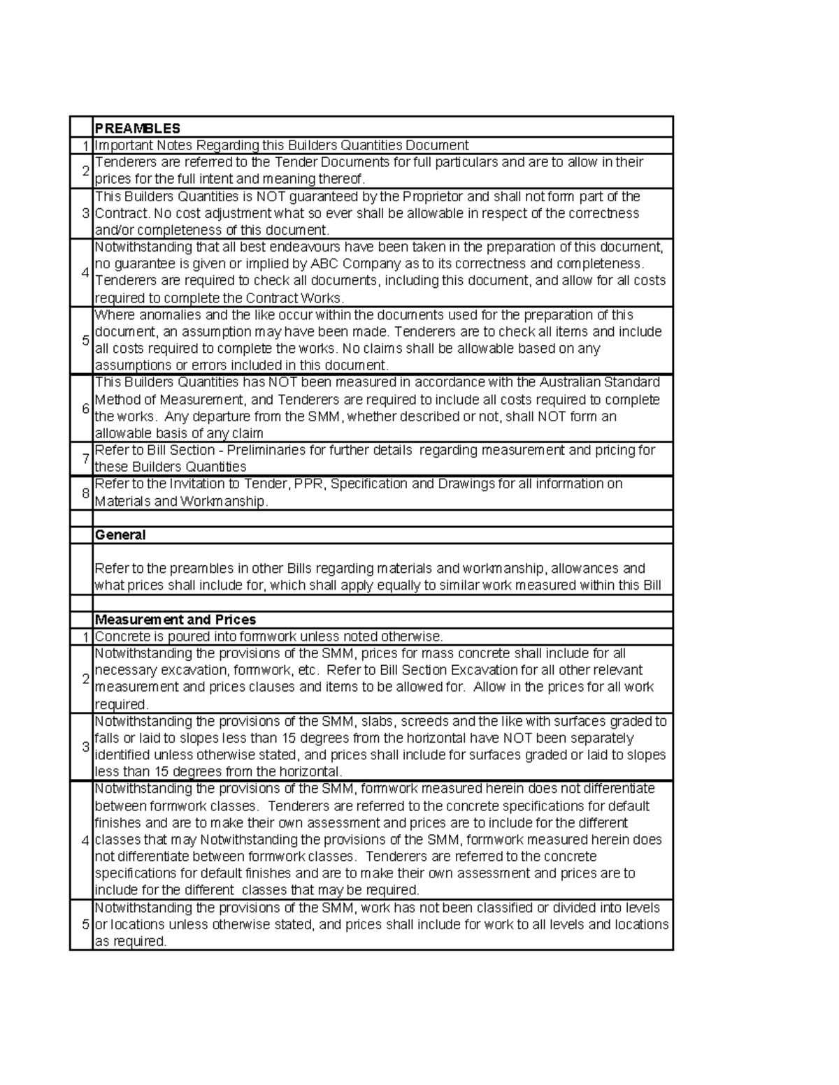 Sample Preambles - Lecture notes 7 - PREAMBLES 1 Important Notes ...