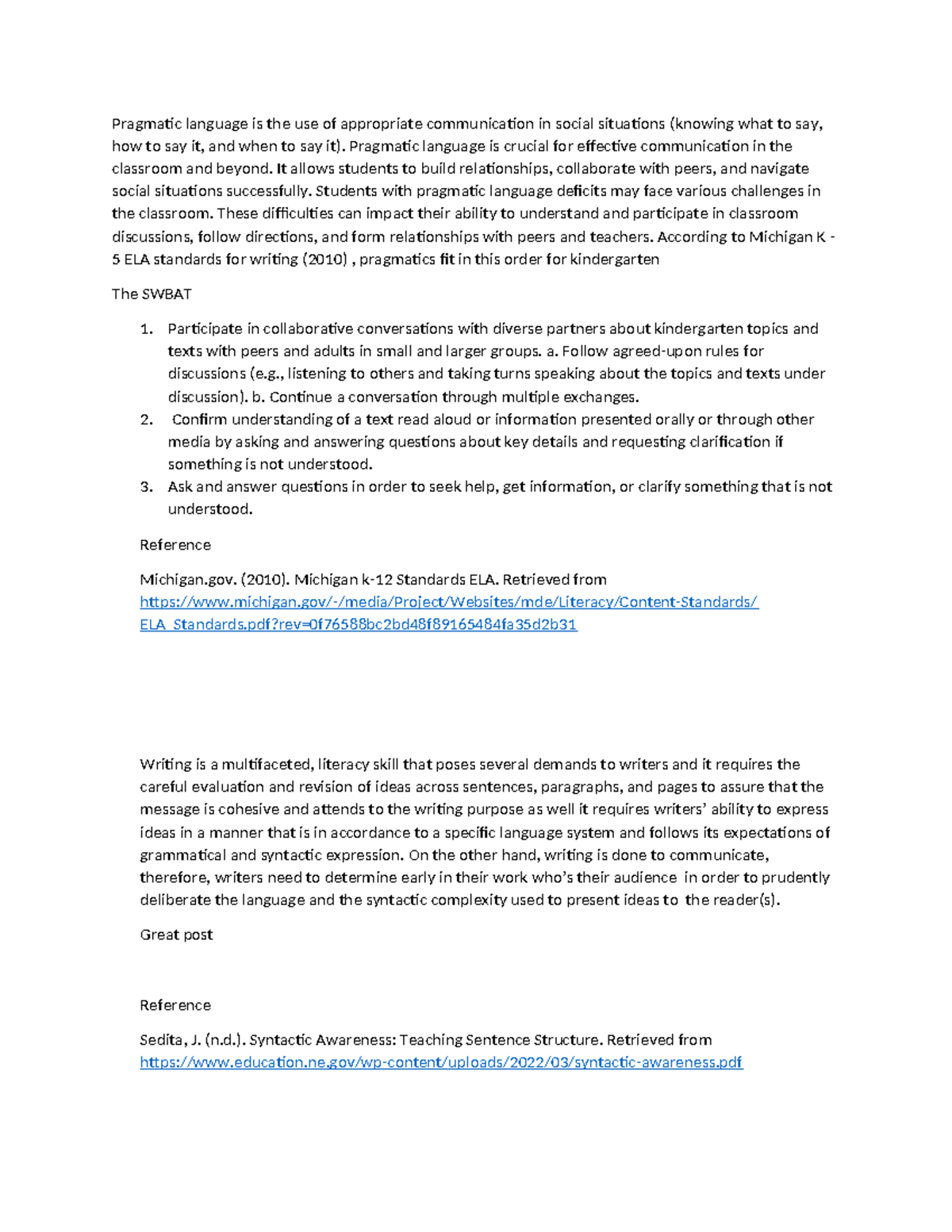 Pragmatic language is - Pragmatic language is crucial for effective ...