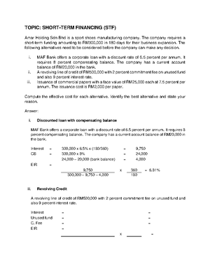 FIN533 Sem March 2022 Group Assignment - PERSONAL FINANCIAL PLANNING ...