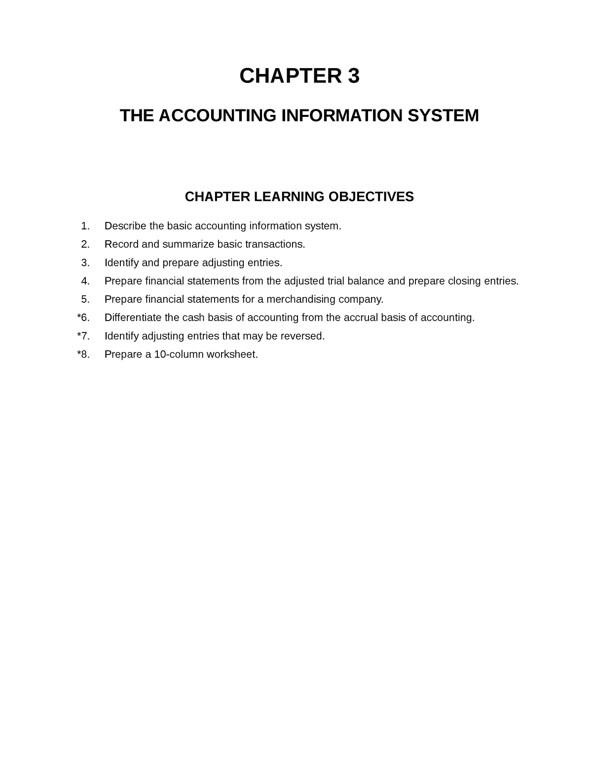 Ch03 Intermediate Accounting Test Bank - CHAPTER 3 THE ACCOUNTING ...