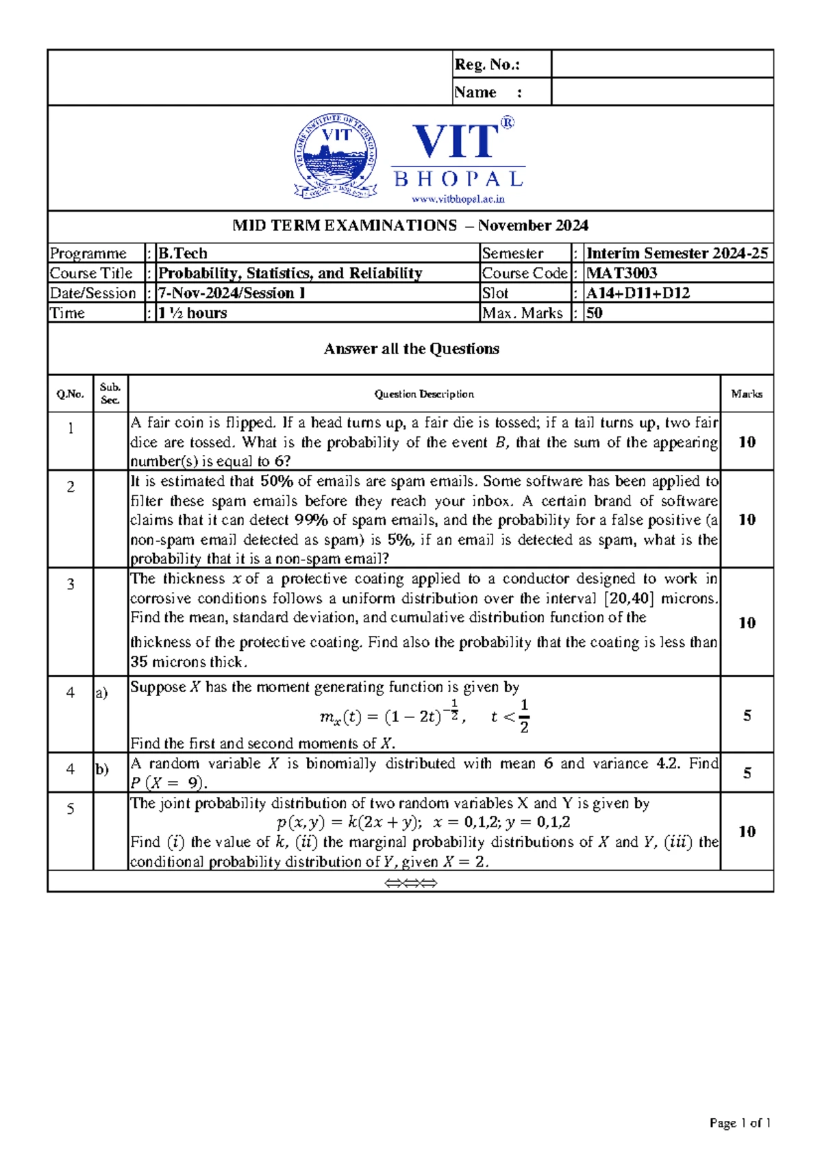 Practice Set-I Partial Derivatives - DEPARTMENT OF MATHEMATICS (SASL ...
