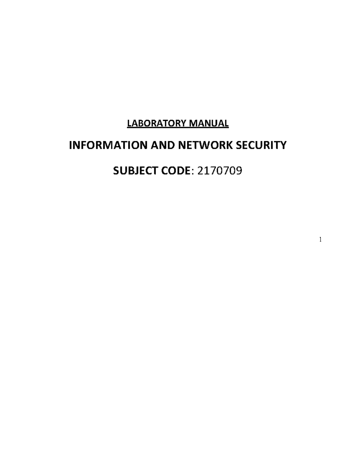 2170709 Information AND Network Security manual GTU Studocu