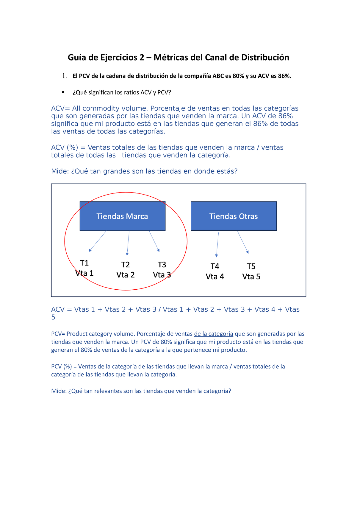 Solucion Guia De Ejercicios 2 - Gu椃Āa De Ejercicios 2 – M攃Ātricas Del ...